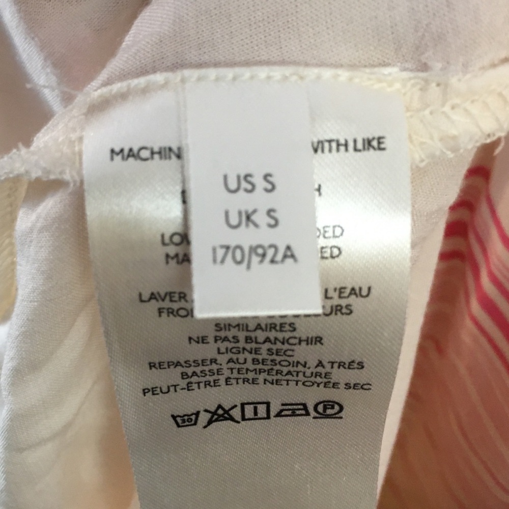 Anthropologie Tiered Short Sleeve Maxi Dress Small Pink Pockets Casual Oversized - Picture 8 of 12